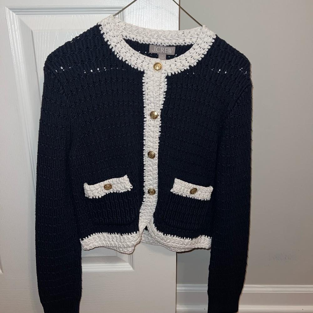 J.Crew Navy Cardigan